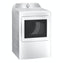 GE Appliances PTD60GBSRWS Top Load Dryers White On White With Silver Backsplash – Appliance Image