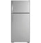 GE Appliances GTS17GSNRSS Top Freezer Refrigerators Stainless Steel Front View