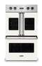 Viking VDOF7301PW Double Wall Ovens Pure White Front View