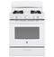 GE Appliances JGBS30DEKWW Freestanding Ranges White Front View
