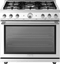Superiore RL361GPWS Professional Ranges White Front View