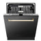 ZLINE DWMTZBS24G Built-In Dishwashers Gold – Studio Shot