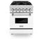 ZLINE RAWM24 Professional Ranges White Matte Front View