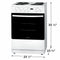 Frigidaire FFEH2422UW Freestanding Ranges White – Appliance Image