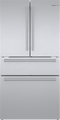 Bosch B36CL80SNS French Door Refrigerators Stainless Steel Front View