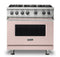 Viking VGR5366BBHLP Freestanding Ranges Blush Front View