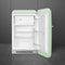 Smeg FAB10URPG3 Compact Refrigerators Glossy Pastel Green – Catalog Photo
