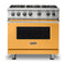 Viking VGR5366BDALP Freestanding Ranges Daffodil Front View
