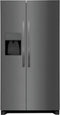Frigidaire FRSS2623AD Side By Side Refrigerators Black Stainless Steel Front View