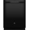 GE Appliances GDT550PGRBB Built-In Dishwashers Black Front View