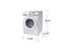 Samsung WF45T6000AW Front Load Washers White – Appliance Image