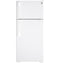GE Appliances GTS17GTNRWW Top Freezer Refrigerators White Front View