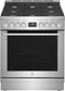 Electrolux ECFD3068AS Slide-In Ranges Stainless Steel Front View