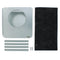 ZEPHYR BRC0106 Range Hood Accessories Stainless Steel + Glass Front View