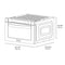 ZLINE MWD1 Built-In Microwaves Stainless Steel – Side Profile
