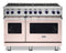 Viking VGR74828BBHLP Freestanding Ranges Blush Front View