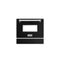ZLINE RADRBLM24 Gas Range Accessories Black Matte Front View