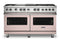 Viking VDR5606GQBHLP Freestanding Ranges Blush Front View