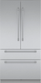Thermador T42BT120NS French Door Refrigerators Stainless Steel Front View