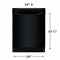 Frigidaire FFBD2420UB Built-In Dishwashers Black – Catalog Photo