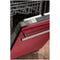 ZLINE DWRGH18 Built-In Dishwashers Red Gloss – Lifestyle Photo