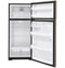 GE Appliances GTE18DCNRSA Top Freezer Refrigerators Silver – Official Product Photo