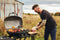 Napoleon PRO285XMKPHM Liquid Propane Gas BBQs Matte/Matt Black – Angle View