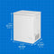 Danby DCF050A6WM Chest Freezers White – Control Panel