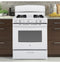 GE Appliances JGBS30DEKWW Freestanding Ranges White – Lifestyle Photo