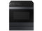 Samsung NSE6DG8502MT Slide-In Ranges Matte Black Stainless Steel Front View