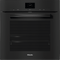 Miele H7660BPOB Single Wall Ovens Obsidian Black Front View