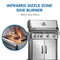 NAPOLEON BBQ RP525SIBNSS2 Pro Style BBQs Stainless Steel – Detail Close-up