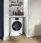 GE Appliances GFQ14ESSNWW Washtowers White – Angle View