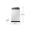 Samsung WA51DG5505AW Top Load Washers White – Appliance Image