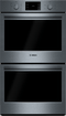 Bosch HBL5651UC Double Wall Ovens Stainless Steel Front View