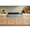 CAFE CGU486P2TS1 Café™ 48" Commercial-Style Gas Rangetop with 6 Burners and Integrated Griddle (Natural Gas)