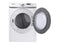 Samsung DVE45T6000W Front Load Dryers White – Side Profile