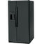 GE Appliances GSE25GGPBB Side By Side Refrigerators Black – Studio Shot
