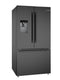 Bosch B36FD52SNB French Door Refrigerators Black Stainless Steel – Studio Shot