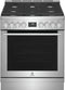 ELECTROLUX ECFG3068AS Slide-In Ranges Stainless Steel Front View