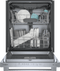 Bosch SHX53CM5N Built-In Dishwashers Stainless Steel – Angle View