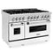 ZLINE RAWM48 Professional Ranges White Matte Front View