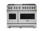 Viking VDR74826GSSLP Professional Ranges Stainless Steel Front View