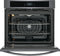 Frigidaire FCWS3027AD Single Wall Ovens Black Stainless Steel – Angle View