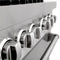 ZLINE RASSN60 Professional Ranges Durasnow Stainless Steel – Detail Close-up