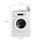 WHIRLPOOL CHW9150GW Commercial Washers White – Official Product Photo