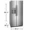 Frigidaire GRSS2352AF Side By Side Refrigerators Stainless Steel – Appliance Image