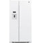 GE Appliances GZS22DGJWW Side By Side Refrigerators White Front View