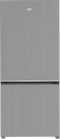 BEKO BFBF30116SS Bottom Freezer Refrigerators Fingerprint-Free Stainless Steel Front View