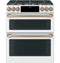 CAFE C2S950P4MW2 Slide-In Ranges Matte White Front View